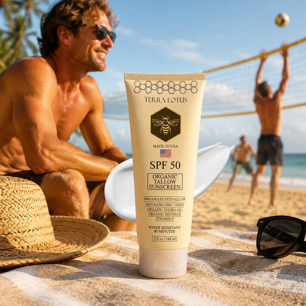 Physical Sunscreen Mineral - Doğal Cilt Koruma Losyonu Organik Balmumu