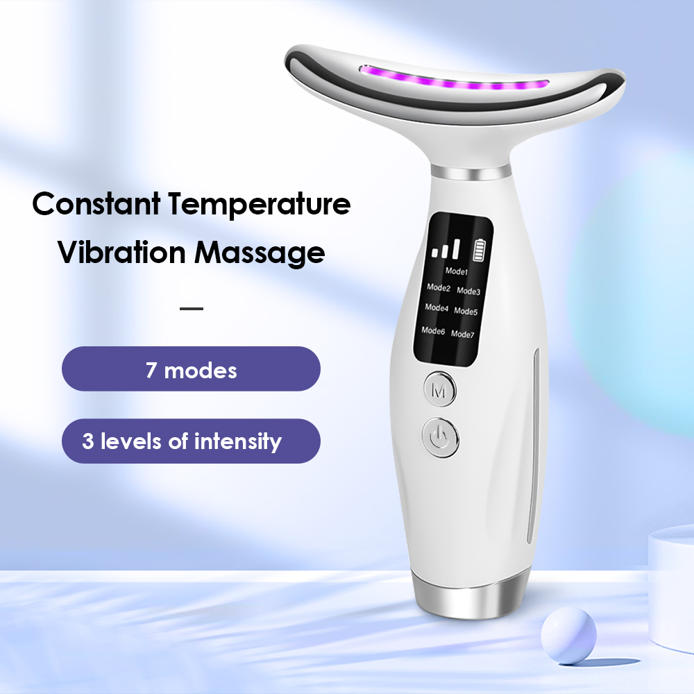 Skincare Glowing - 7 Renk LED Işıklar Yüz Boyun