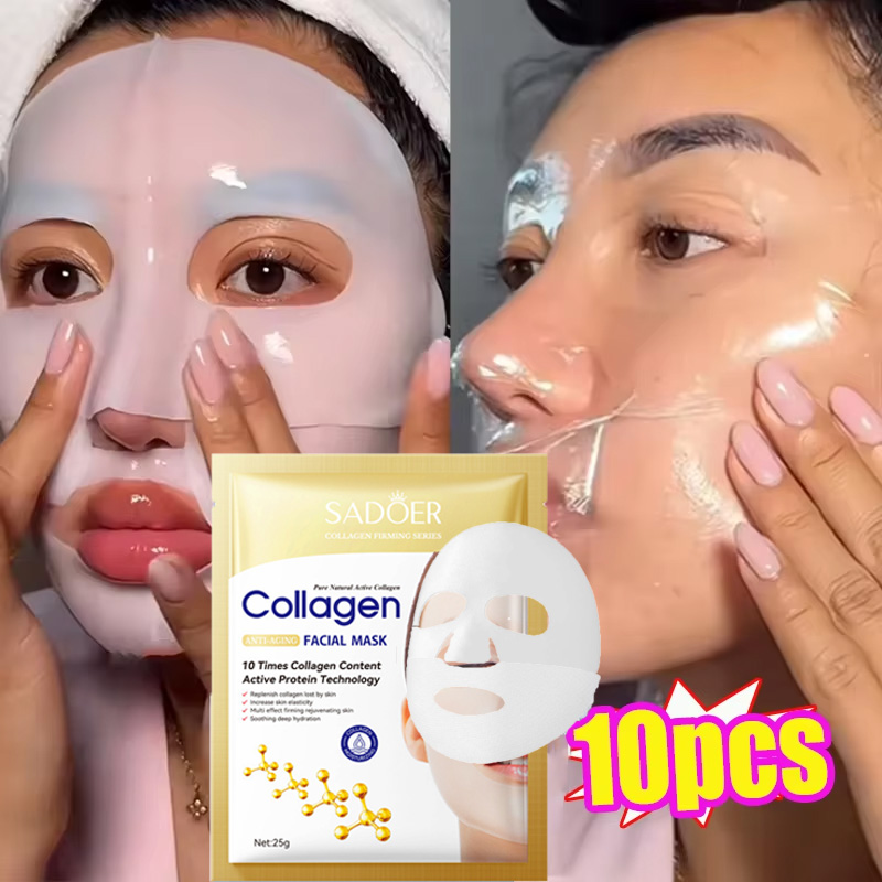 Skincare Oily Skin - 10 ADET Kollajen Kırışıklık Karşıtı Yüz