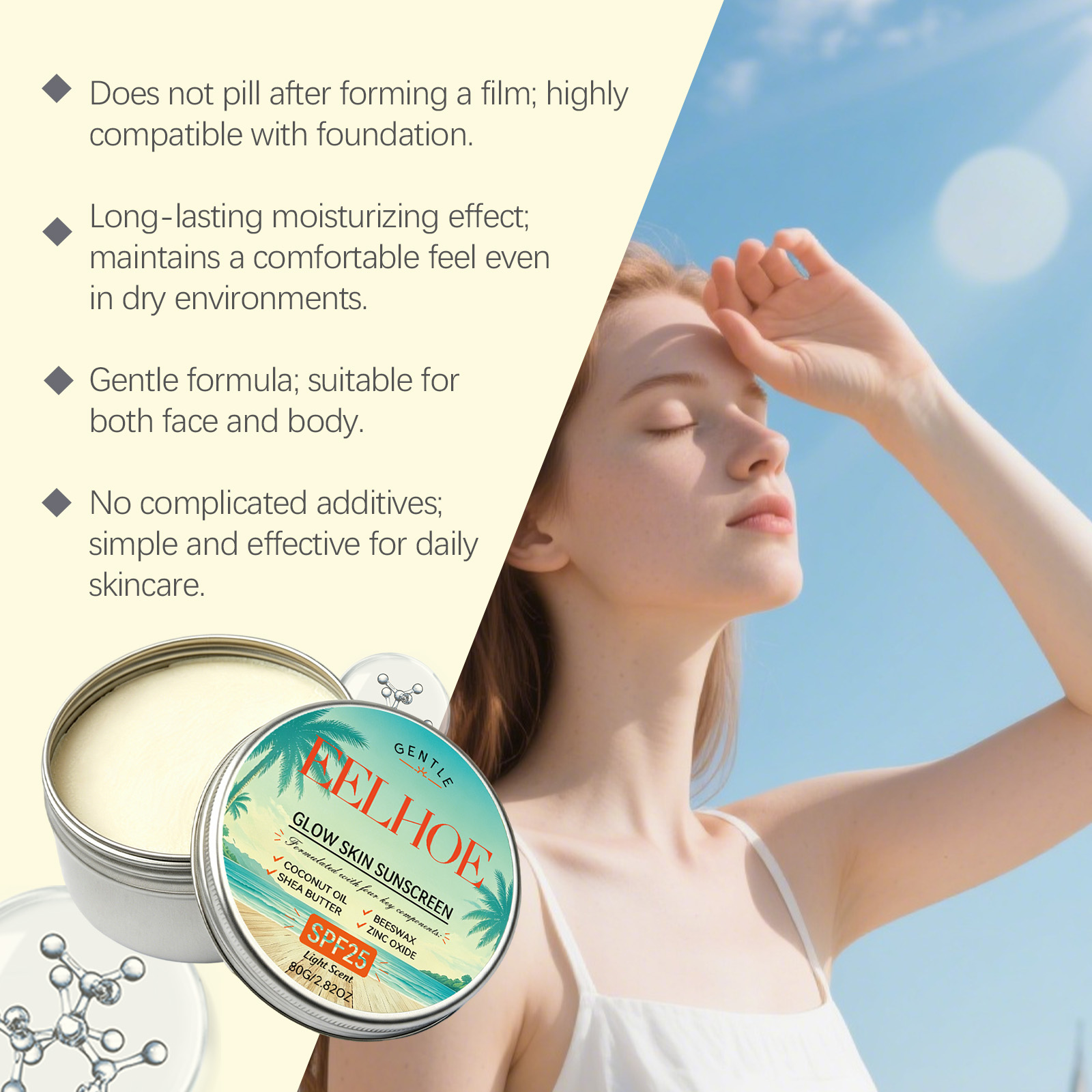 25+ Çinko Oksit Fiziksel Güneş - Physical Sunscreen Mineral incelemesi ve fiyatı