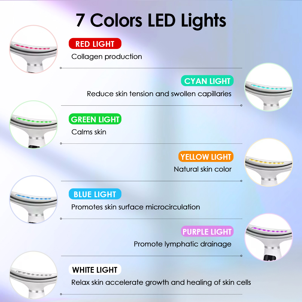 7 Renk LED Işıklar Yüz Boyun G - Skincare Glowing incelemesi ve fiyatı