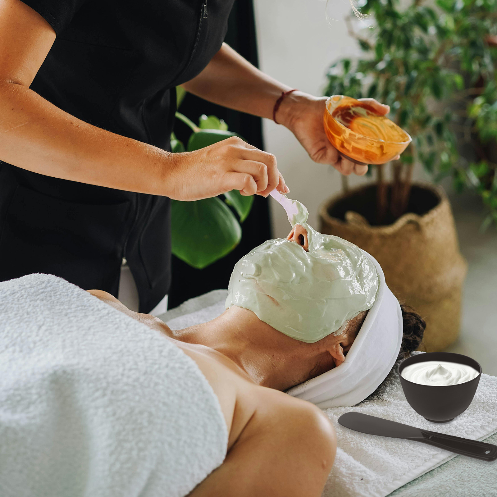 1 Set Yüz Maskesi Kasesi ve Çu - Skincare Routine incelemesi ve fiyatı